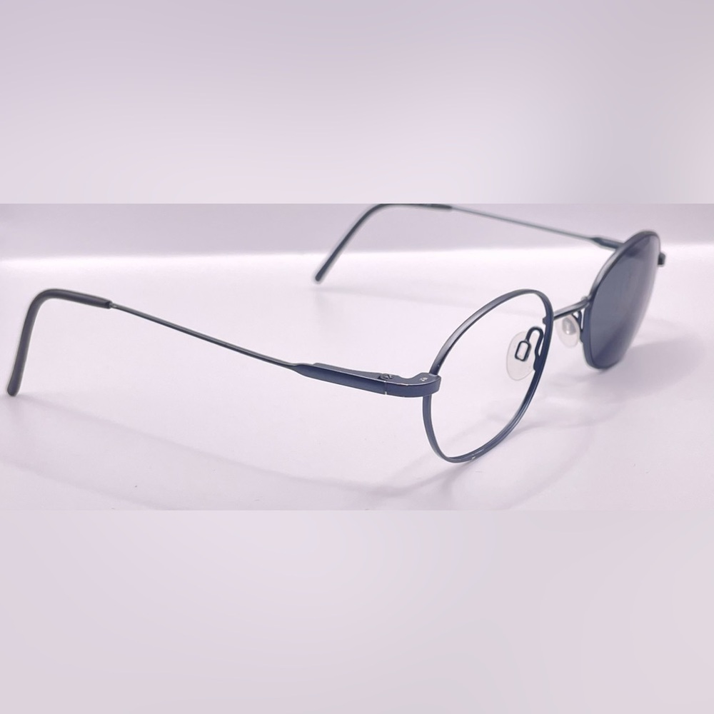 Vintage Kenmark Black Oval Sunglasses Frames Only